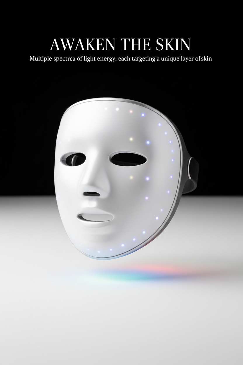 Wireless LED Mask 7 Color LED Face Mask Photon Skin Firming Anti Aging Rejuvenation Beauty Mask Machine